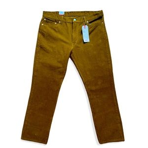 NWT Levi’s Gold/Orange Cotton Men’s Size 38 X 30 Corduroy Pants/Jeans